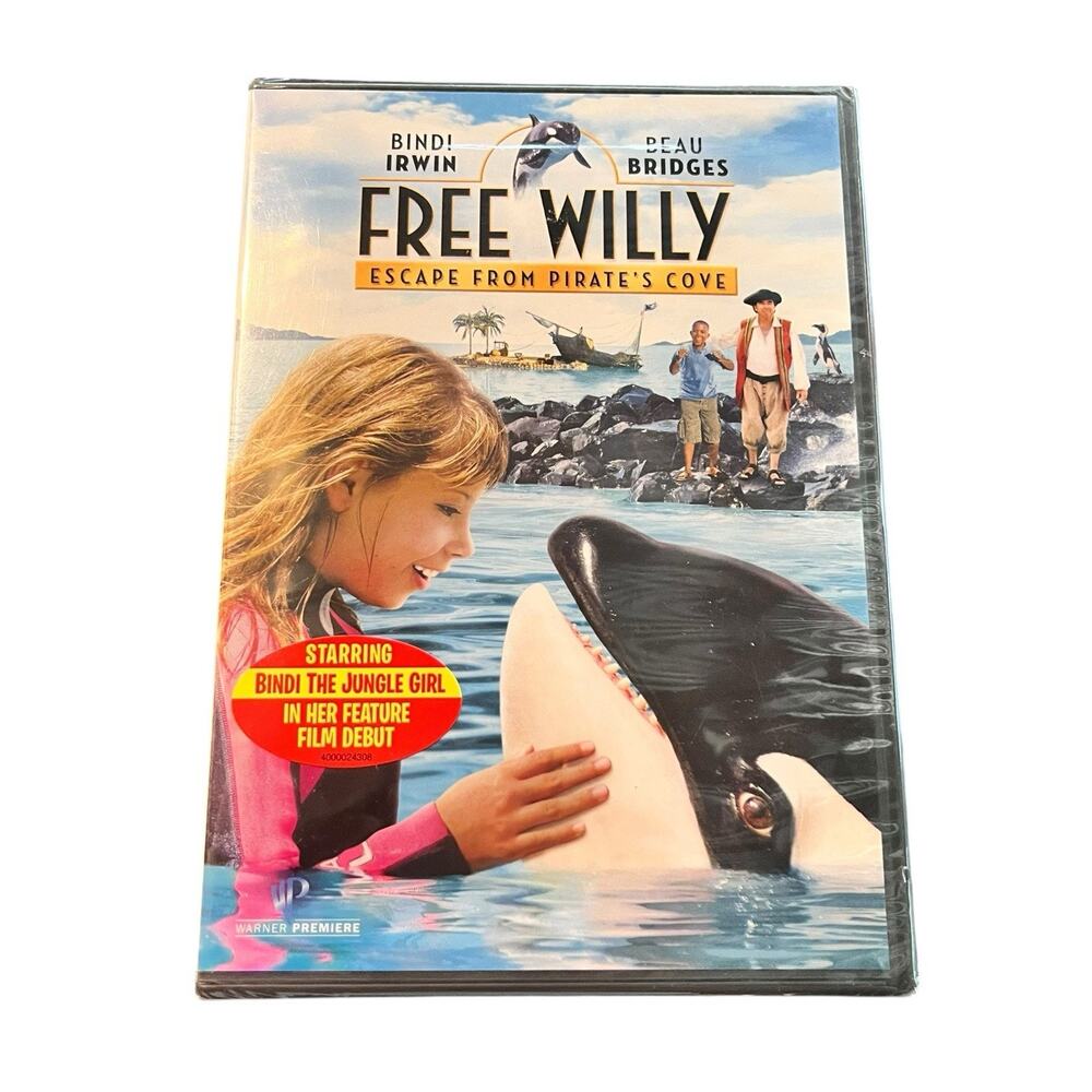 Free Willy: Escape from Pirate's Cove DVD Bindi Irwin 2010 Sealed New